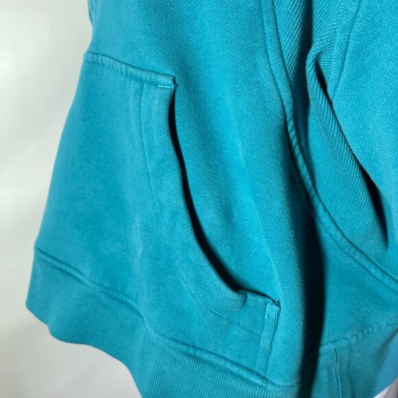 Lululemon M/L Scuba Oversized Funnel Neck Half-Zip Oceanic Blue *Flaw - Picture 11 of 14